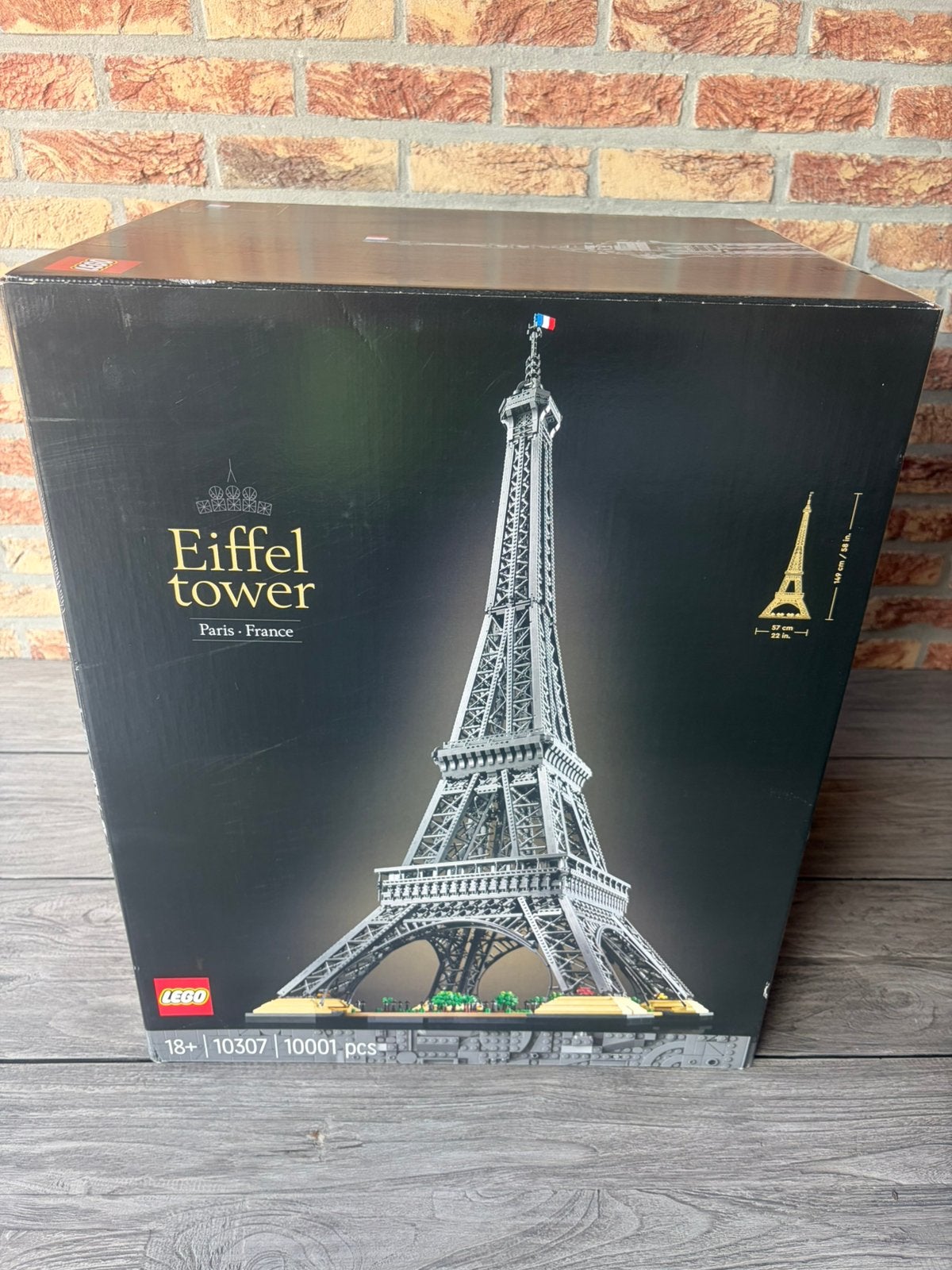 Lego Eiffel tower met verlichting, Ophalen, Zo goed als nieuw