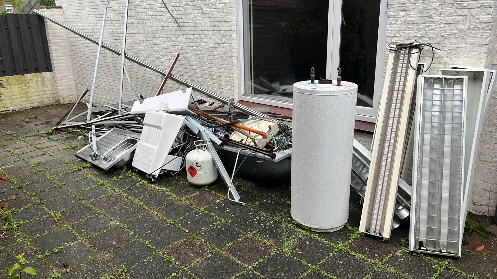 Gratis ophalen van al uw oud ijzer en metalen, Ophalen, Gebruikt