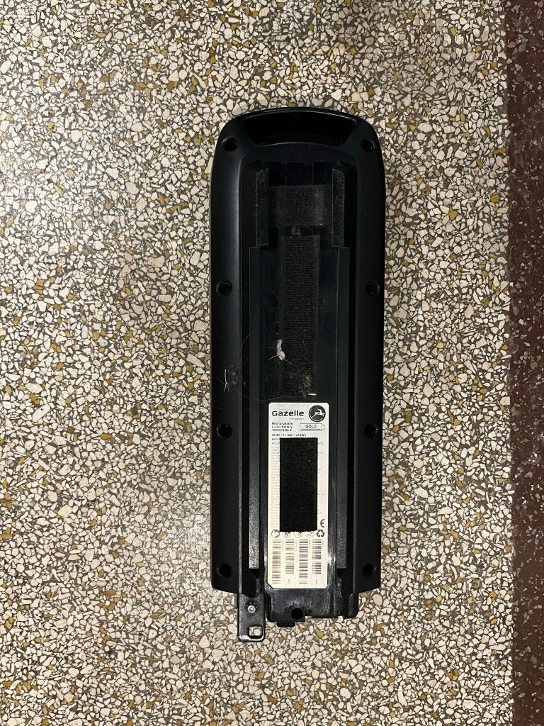 Gazelle Accu Impulse 11AH Goud incl. lader, Gebruikt