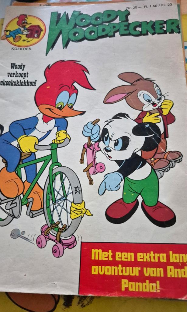 Woody Woodpecker, Boeken, Meerdere stripboeken, Ophalen of Verzenden, Gelezen
