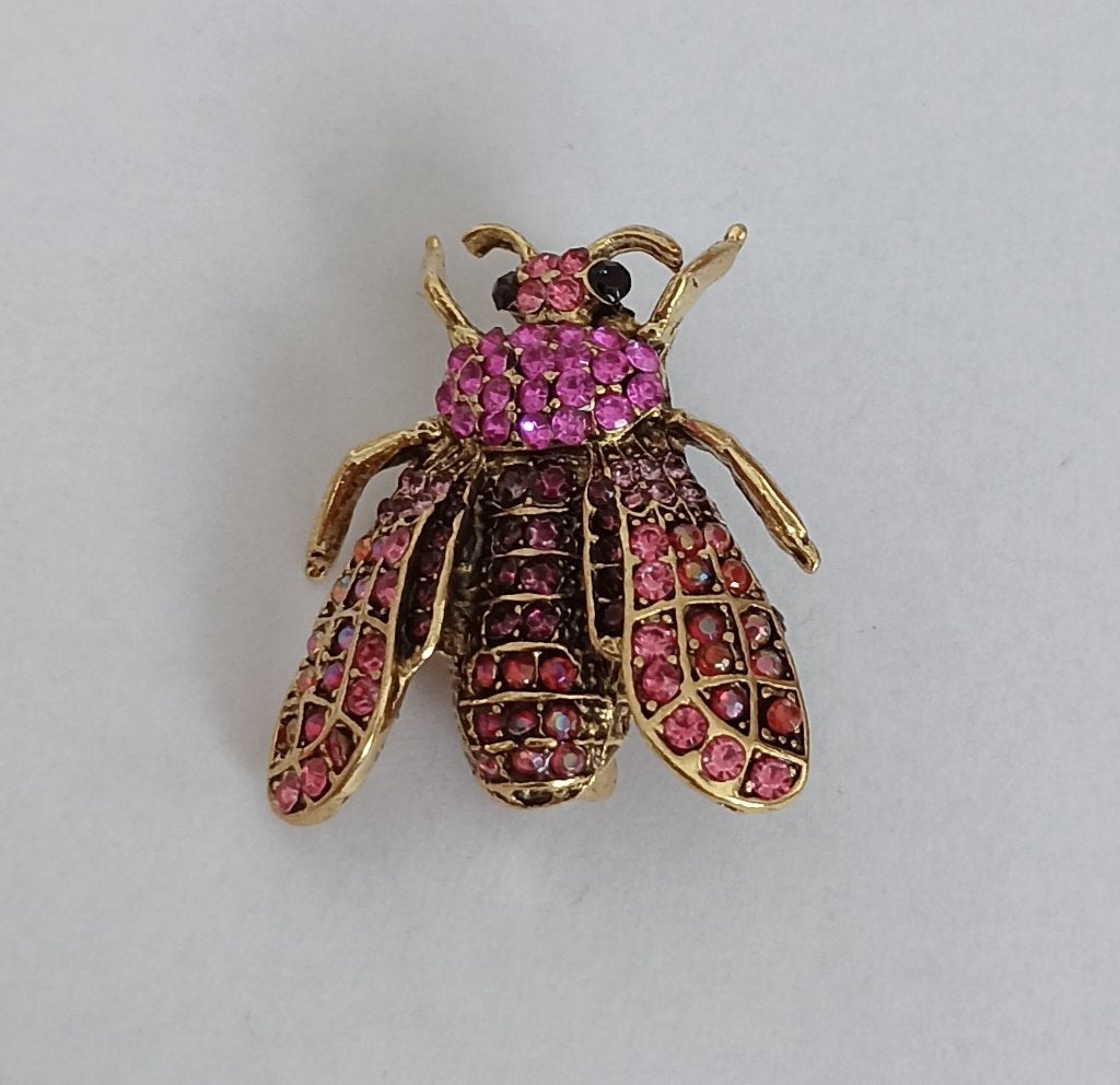 Bij broche, Overige materialen, Overige kleuren, Minder dan 4 cm, Nieuw
