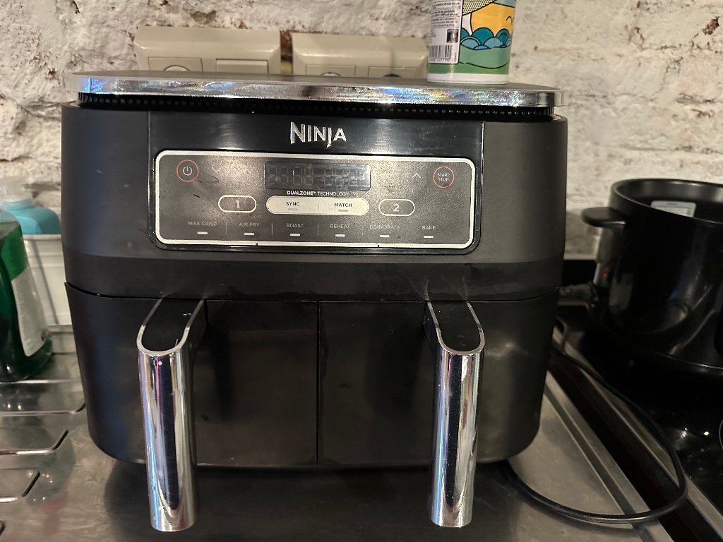 Ninja Dual Zone Air Fryer, Ophalen, Zo goed als nieuw, Airfryer XXL, 1500 gram of meer