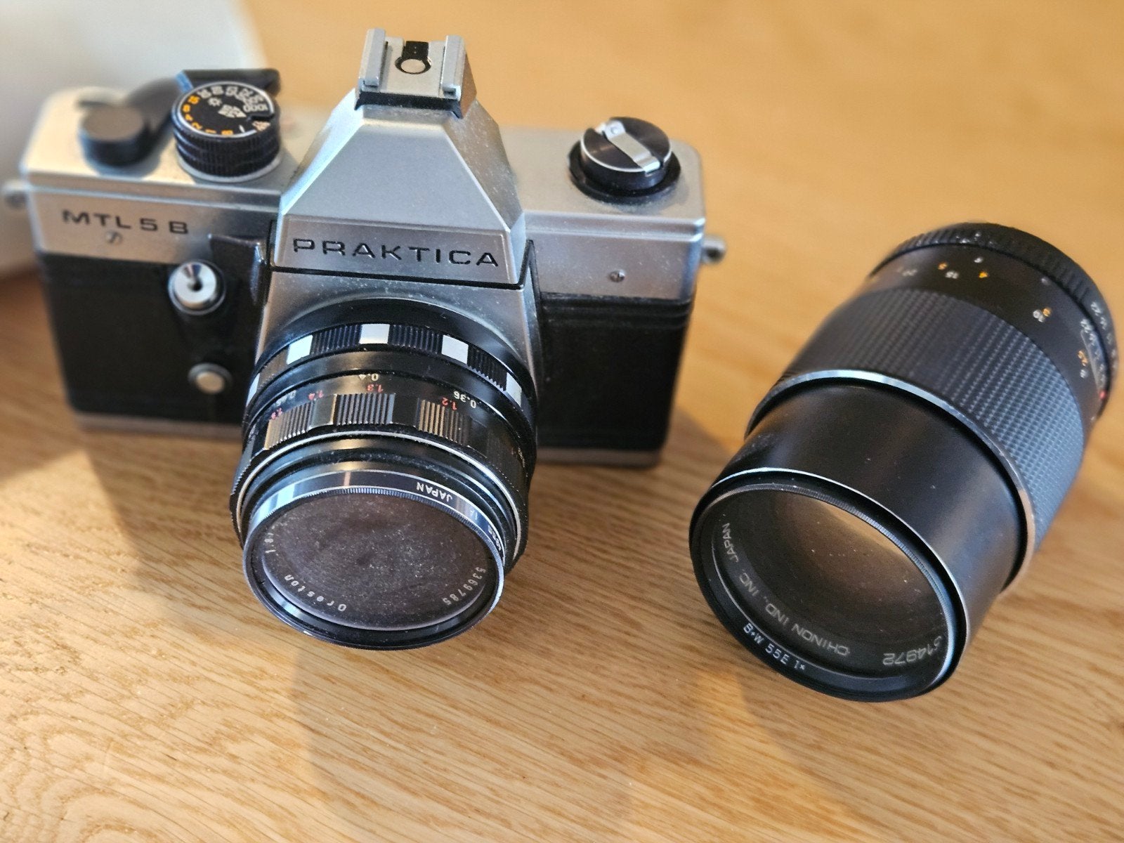 Praktica MTL5B Spiegelreflexcamera met 50mm lens, Ophalen of Verzenden