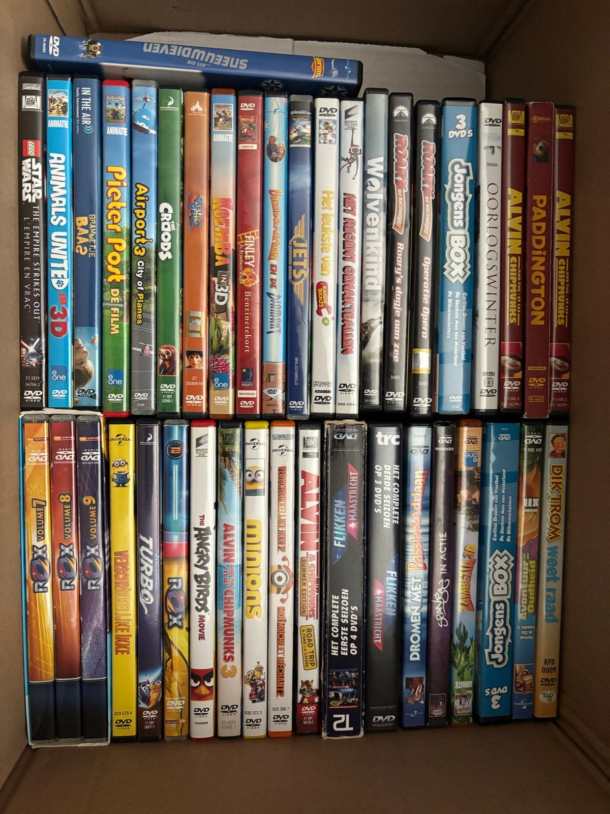 Diverse kinderfilms en series op DVD, Ophalen, Gebruikt, Animatie, Alle leeftijden