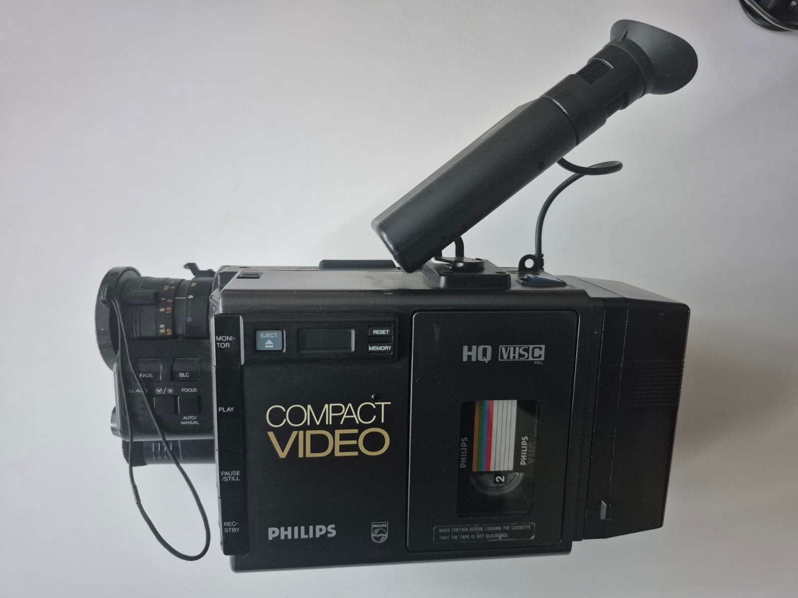Philips Compact Video VKR 6830 VHS-C Camcorder met Koffer, Ophalen of Verzenden, VHS-C of SVHS-C, Camera