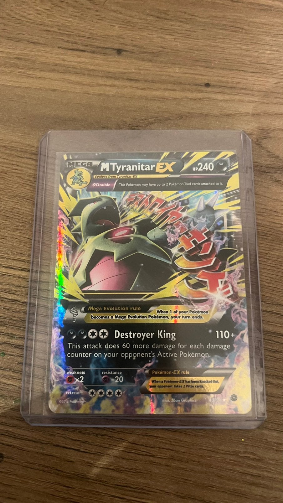 M Tyranitar EX 43 – Ancient Origins, Ophalen of Verzenden, Zo goed als nieuw