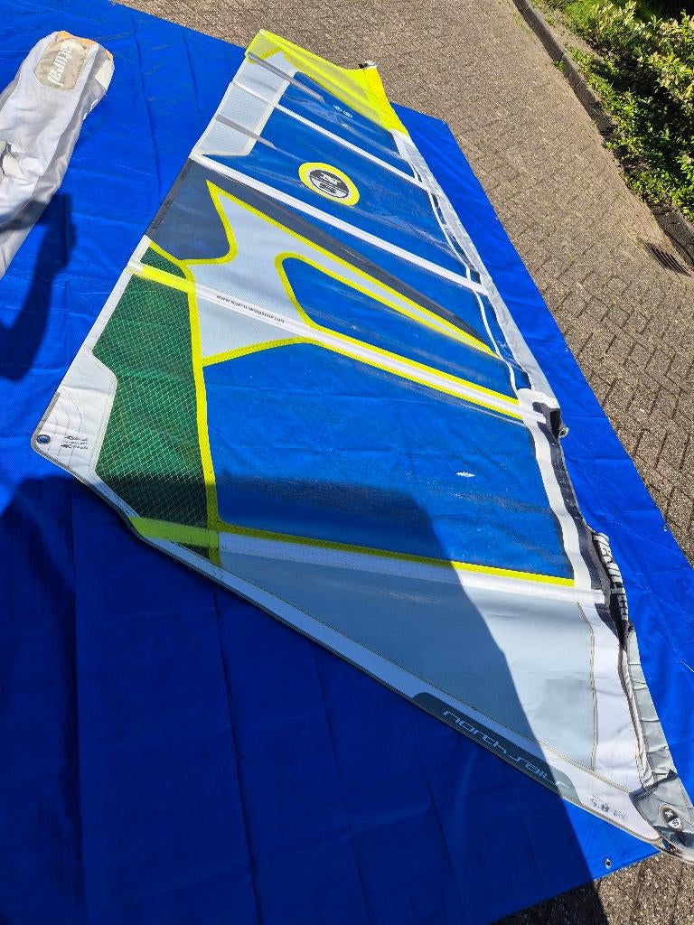 North Sails Windsurfzeilen, Ophalen, Zeil, 5 tot 7 m², Gebruikt