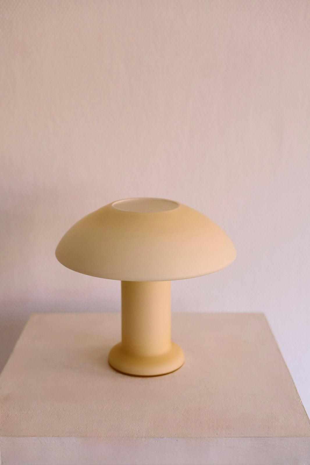 Mushroom lamp Hustadt Leuchten, Overige merken, Beige, Zo goed als nieuw, Glas
