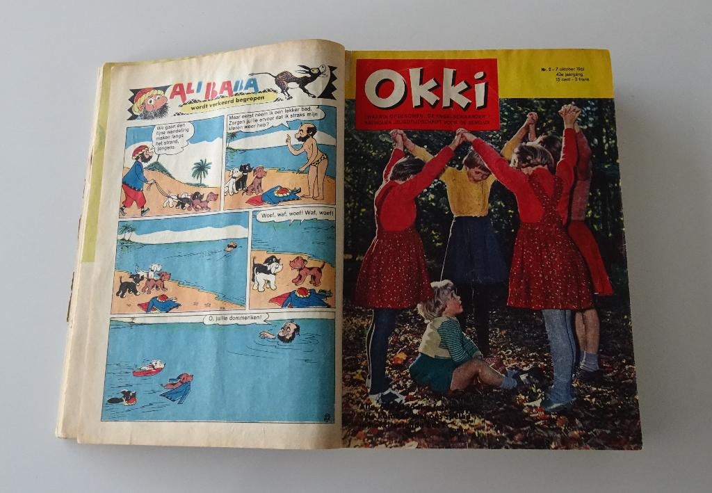 Vintage Okki Tijdschrift Volledige Jaargang 1961 / 1962, Boeken, Tijdschriften en Kranten, Ophalen, Zo goed als nieuw, Overige typen