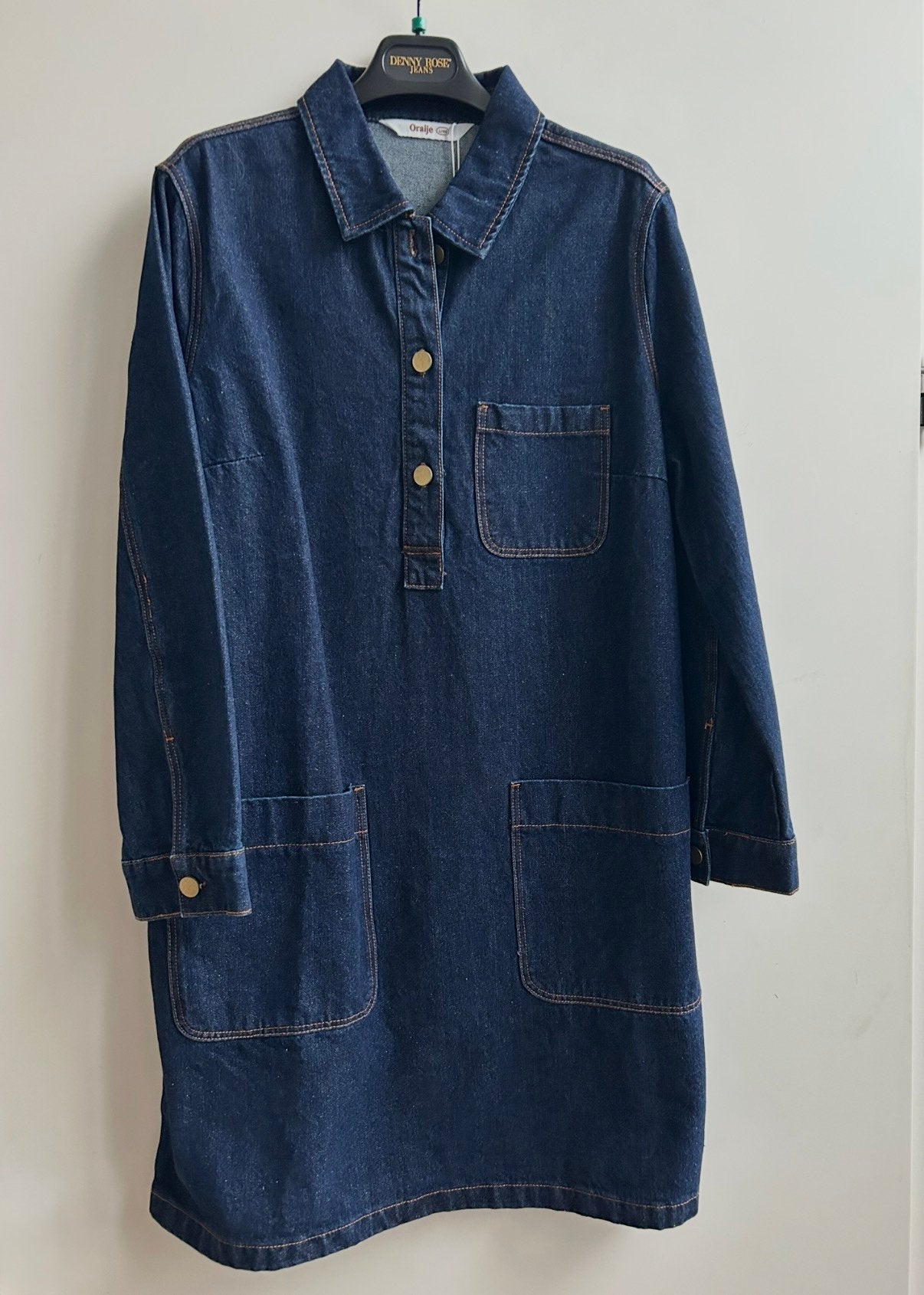 ORAIJE losvallende spijkerjurk blauw mt 38 en 42, Kleding | Dames, Maat 38/40 (M), -, Parijs, Nieuw