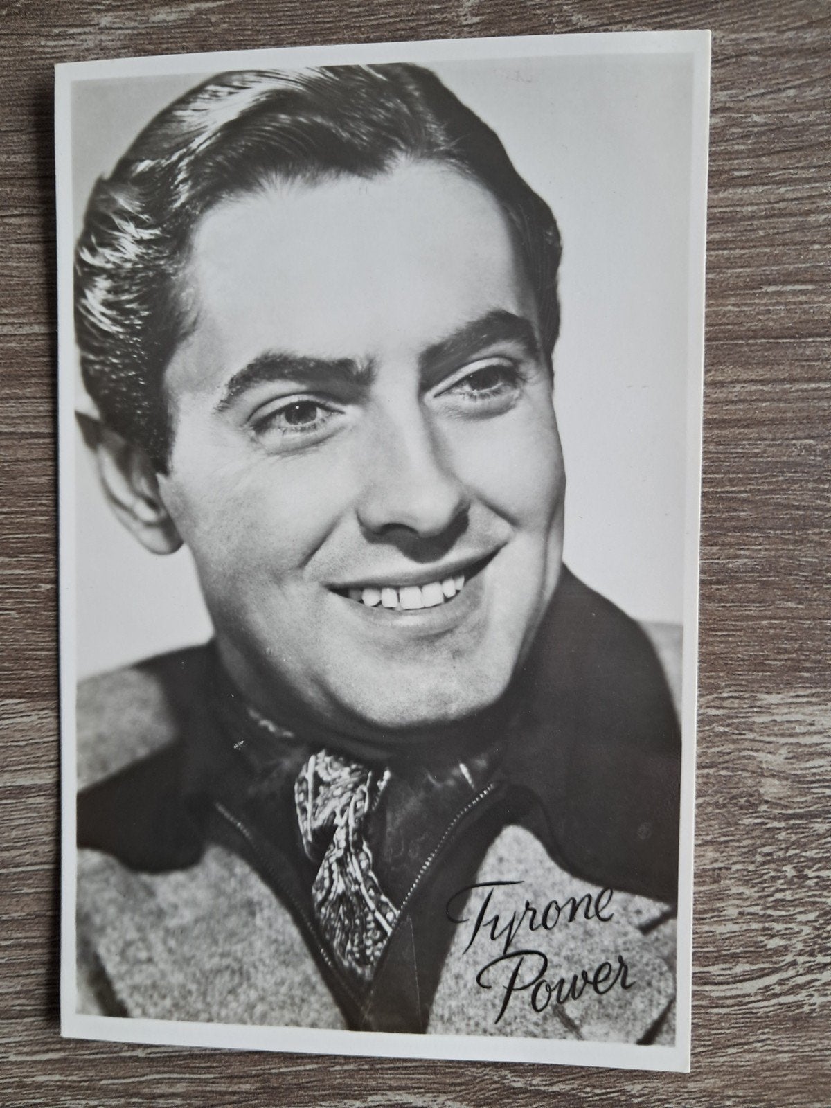 Ansichtkaart filmsterren Tyrone Power, Ophalen of Verzenden, Voor 1920, Sterren en Beroemdheden