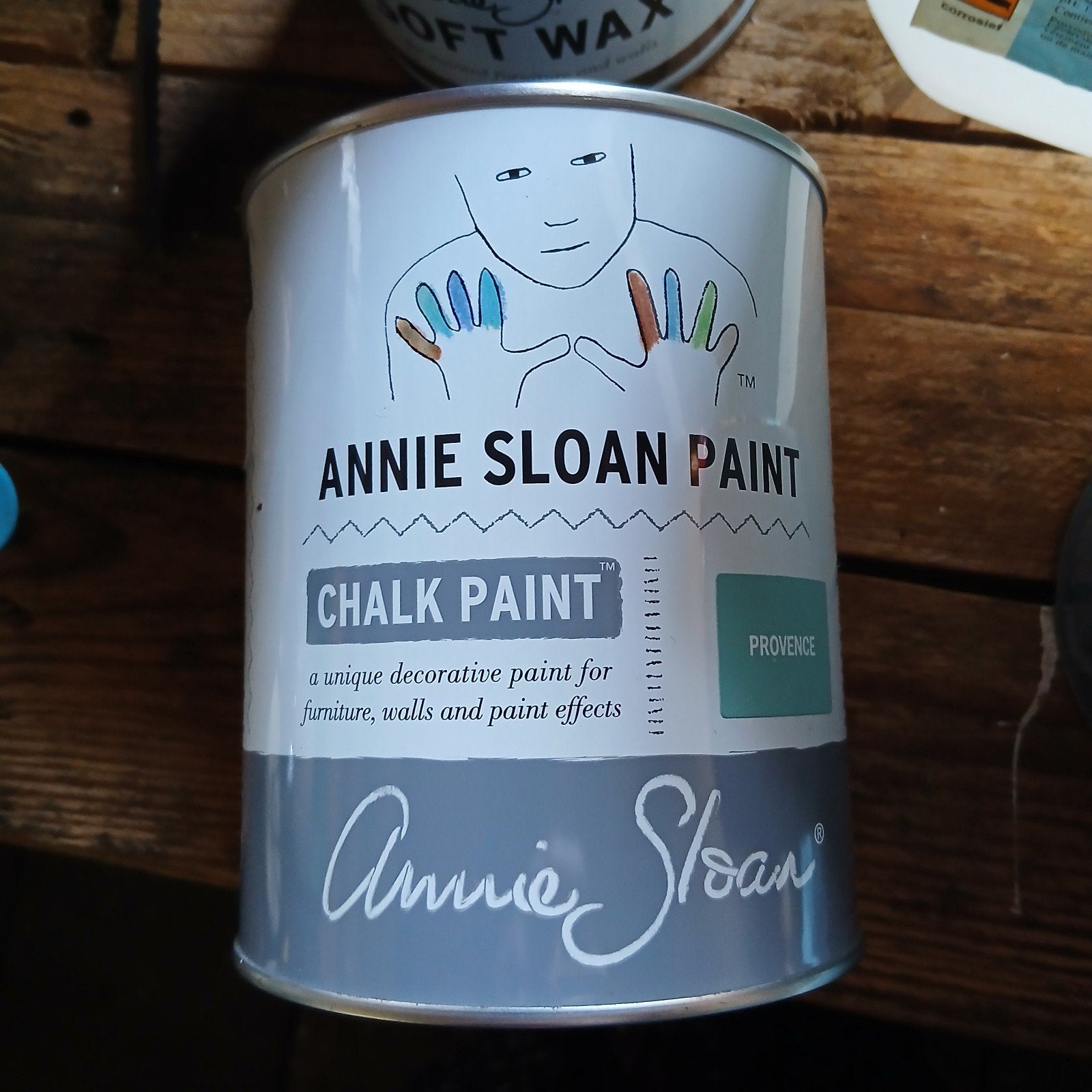 Annie Sloan Chalk Paint Provence (zacht groen) 1 liter, Nieuw, Ophalen of Verzenden, Verf, Minder dan 5 liter