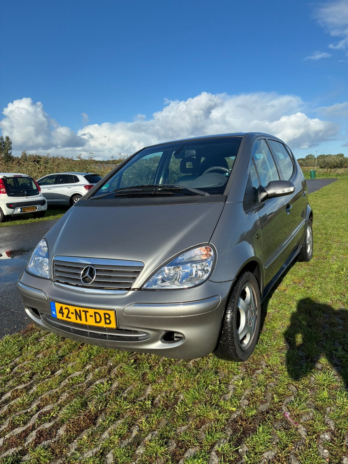 Mercedes-Benz A-Klasse 1.6 A160 Lang 2004 EERSTE EIGENAAR, Auto's, Voorwielaandrijving, 40 €/maand, Zwart, 400 kg