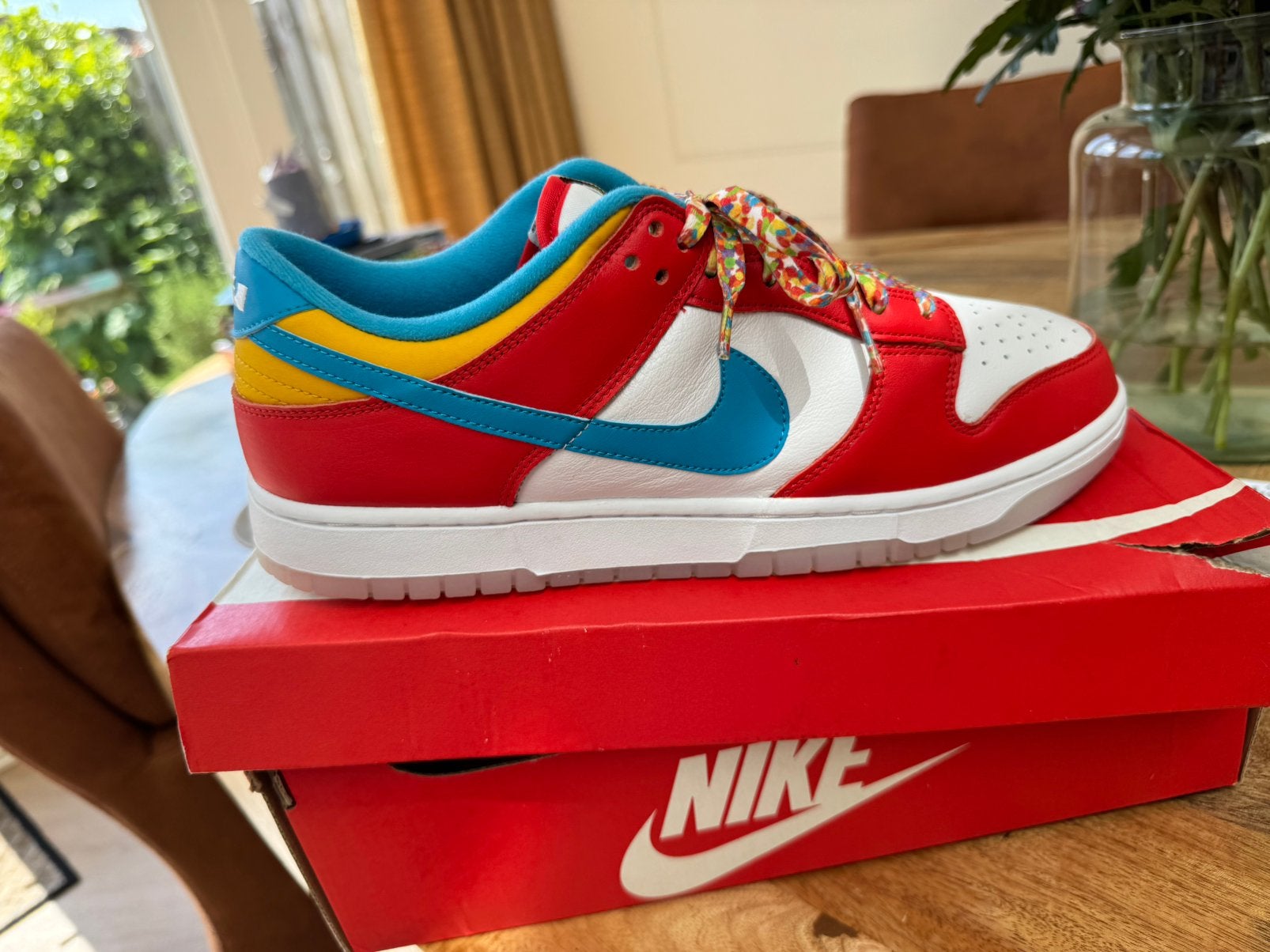 Nike dunk fruity pebbles 46, Overige kleuren, Nieuw, Ophalen of Verzenden, Sneakers of Gympen
