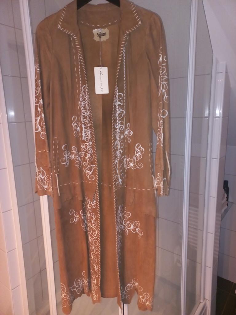 Samsara 51 suede jas, Verzenden, Nieuw, Maat 38/40 (M), Beige