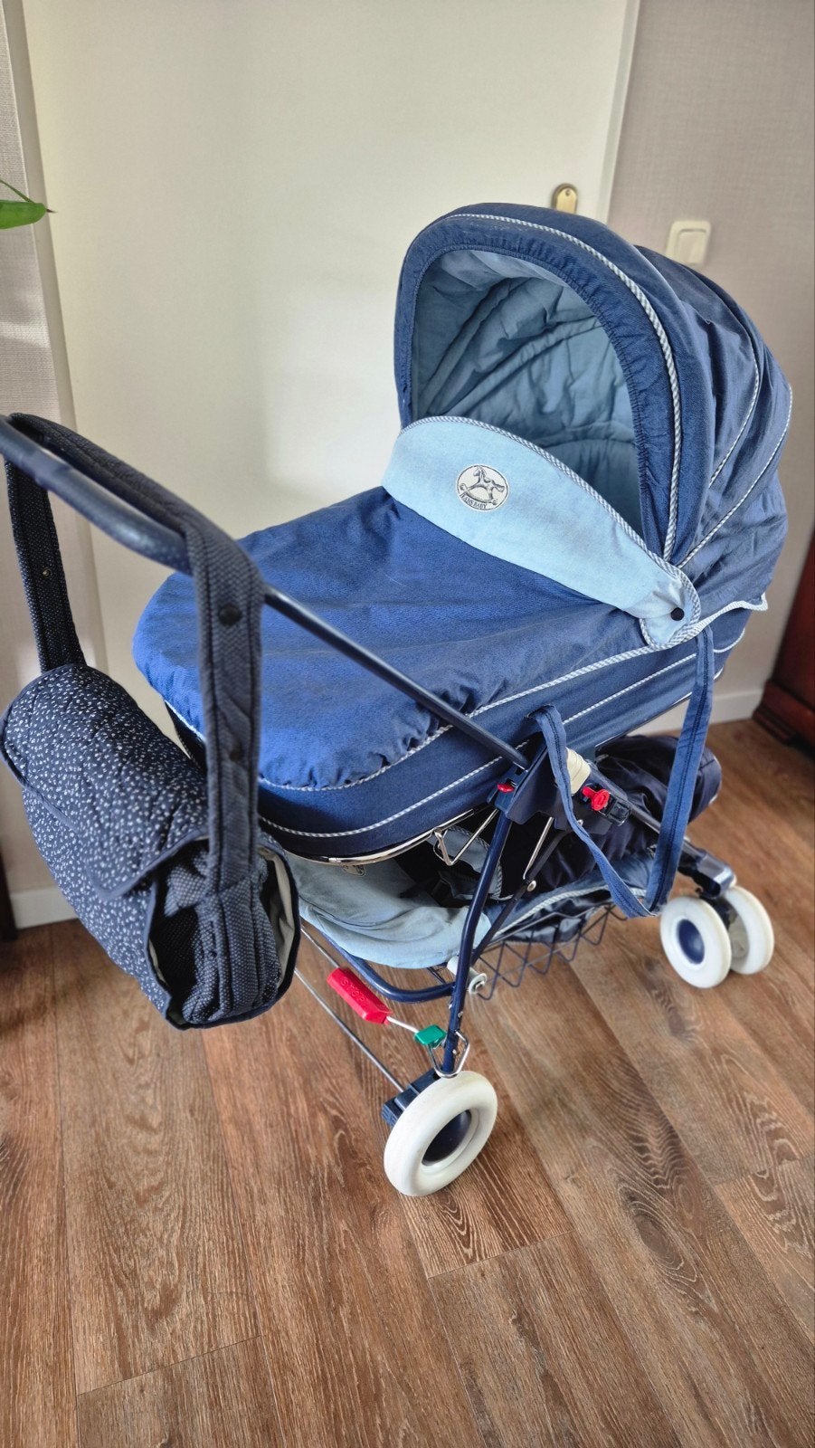 Bébé Confort Turbo 02 complete retro kinderwagenset Jeans, Kinderen en Baby's, Zo goed als nieuw, Combiwagen, Met reiswieg, Ophalen