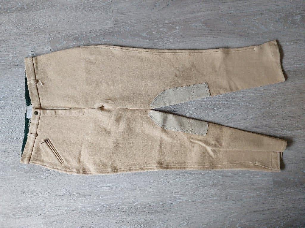 Rijbroek met kunstlederen kniestukken - maat 46, Dieren en Toebehoren, Paardrijkleding, Overige soorten, Ophalen of Verzenden