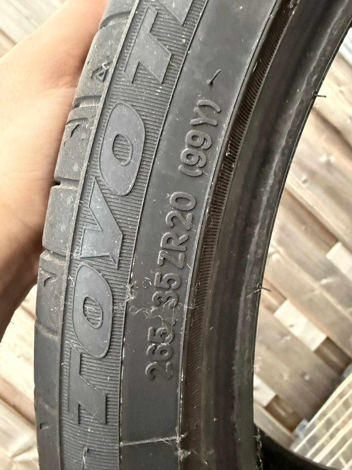 235/35/20 NIEUW 1 band TOYO, Ophalen, Toyo, Toyo, Zo goed als nieuw