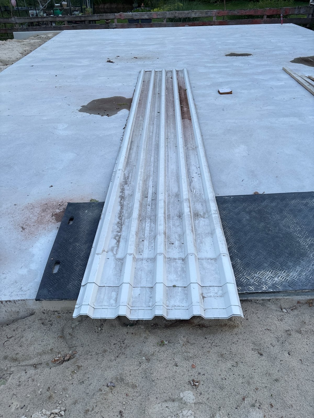 Stalen Damwand platen, Doe-het-zelf en Verbouw, Metalen, Ophalen, Zo goed als nieuw, IJzer
