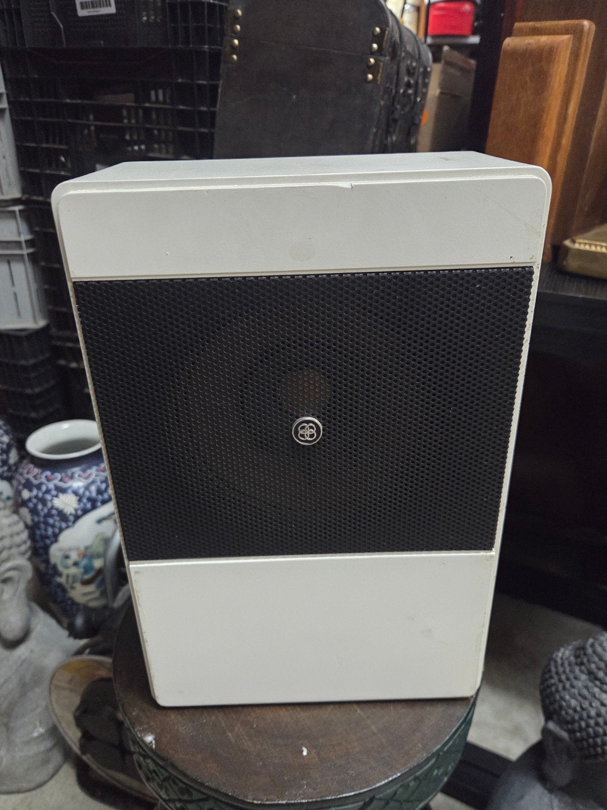 Elac Quadrosoundbox 2 - Vintage Speaker uit W.-Duitsland, Ophalen, Gebruikt, Boekenplank luidspreker, Overige merken