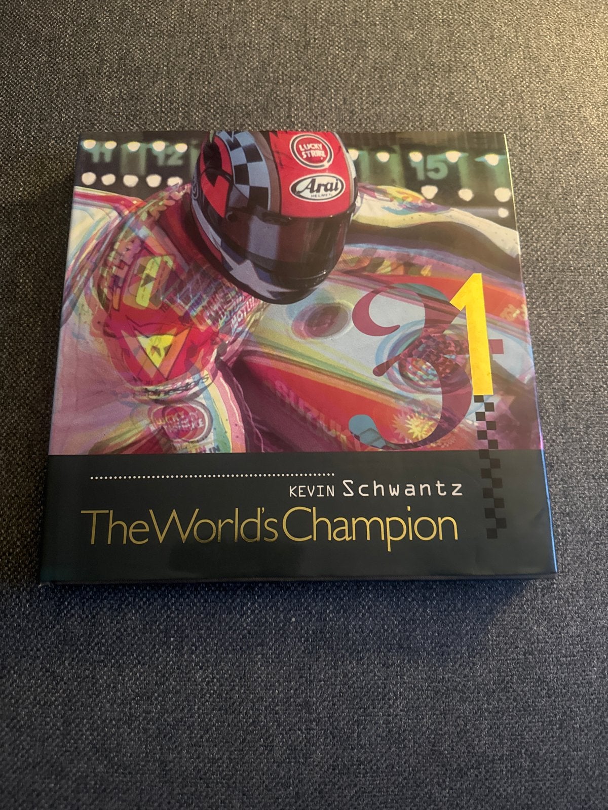 Kevin Schwantz The World's Champion gesigneerd boek, Boeken, Ophalen of Verzenden, Zo goed als nieuw, Overige sporten