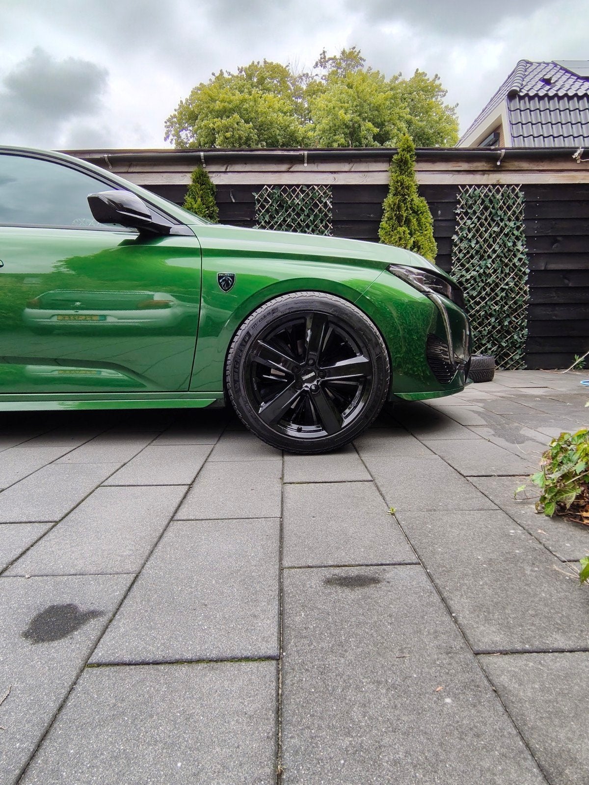 DEZENT 18 inch velgen + Michelin Pilot Alpin 5 225/40/18, 18 inch, Gebruikt, Band(en), Personenwagen