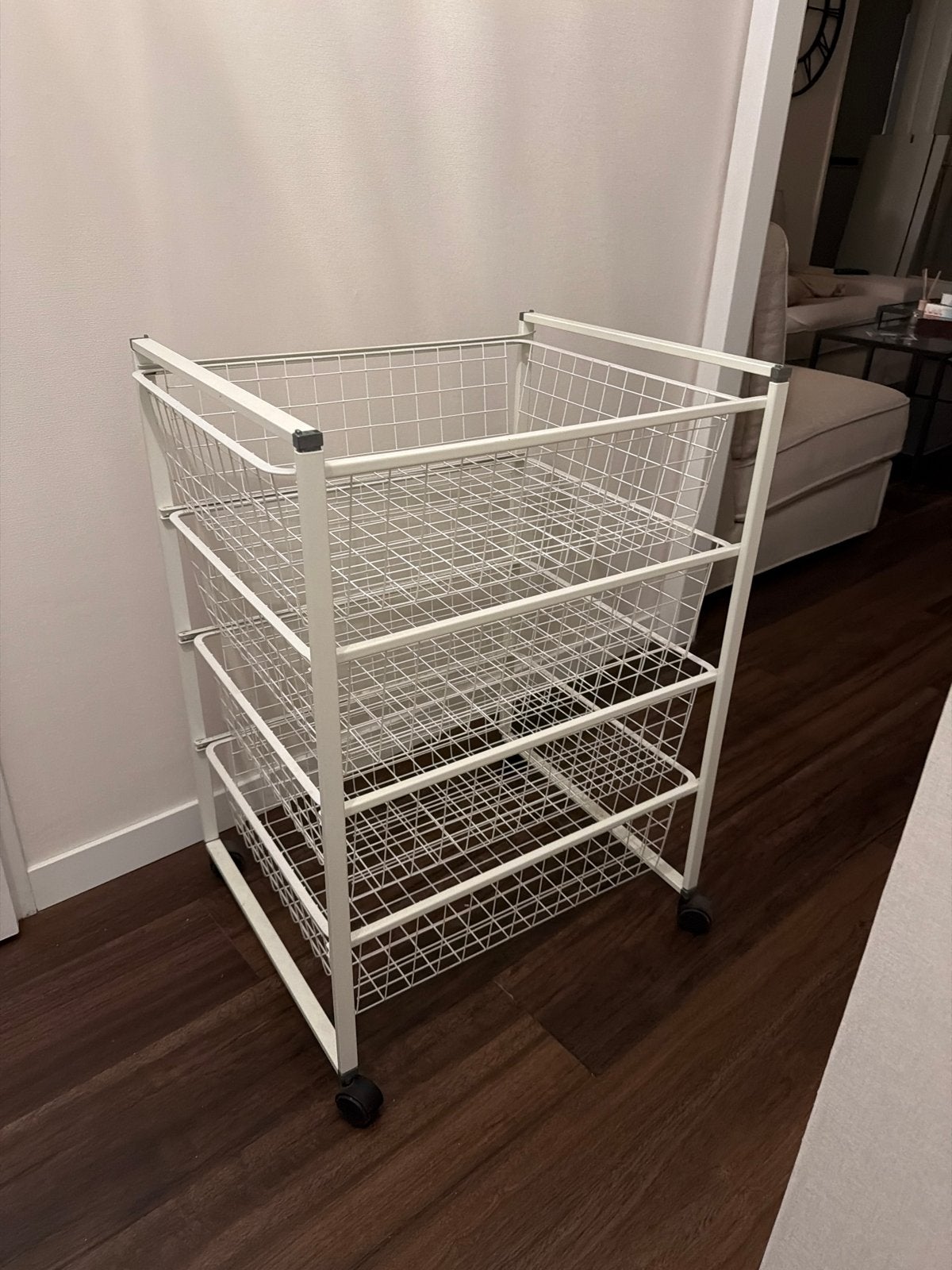 IKEA LENNART ladeblok op wielen - wit, Ophalen, Zo goed als nieuw