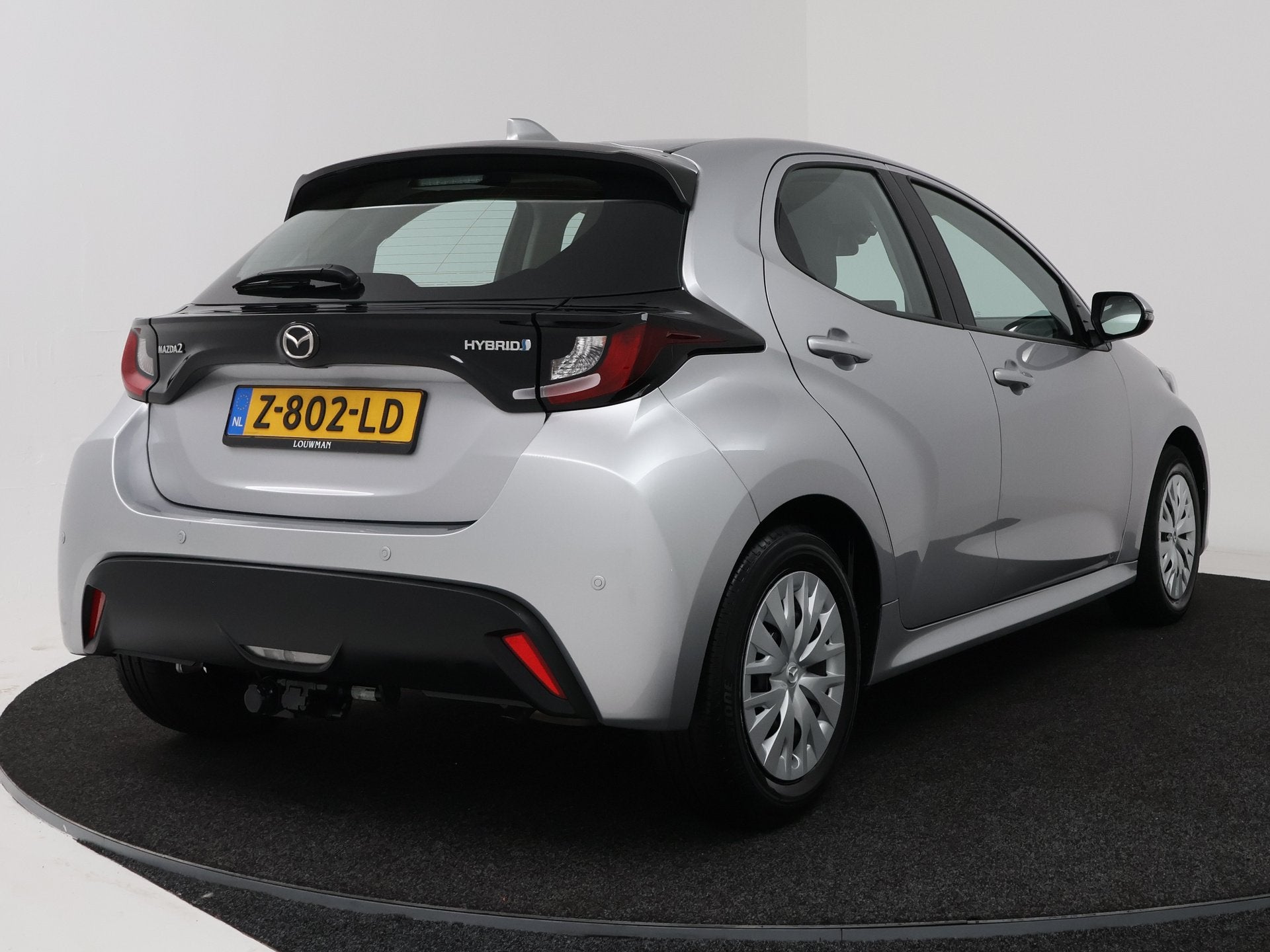 Mazda 2 Hybrid 1.5 Pure | Trekhaak | (bj 2023, automaat), Auto's, 12 maanden, Gebruikt, Automatische klimaatregeling, 49 €/maand