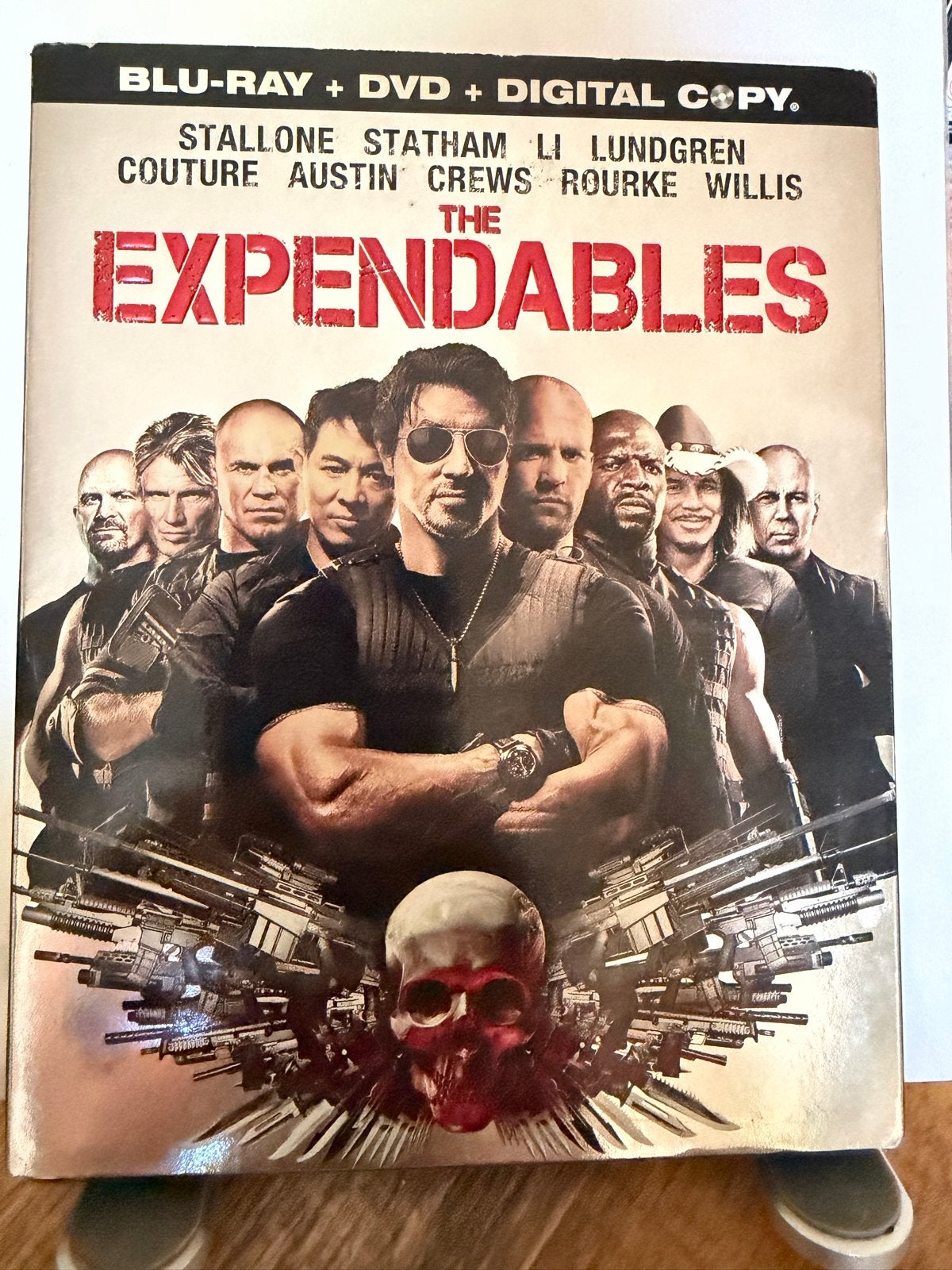 The Expendables Blu-ray + DVD + Digital Copy, Vanaf 16 jaar, Actie, Ophalen of Verzenden, Zo goed als nieuw