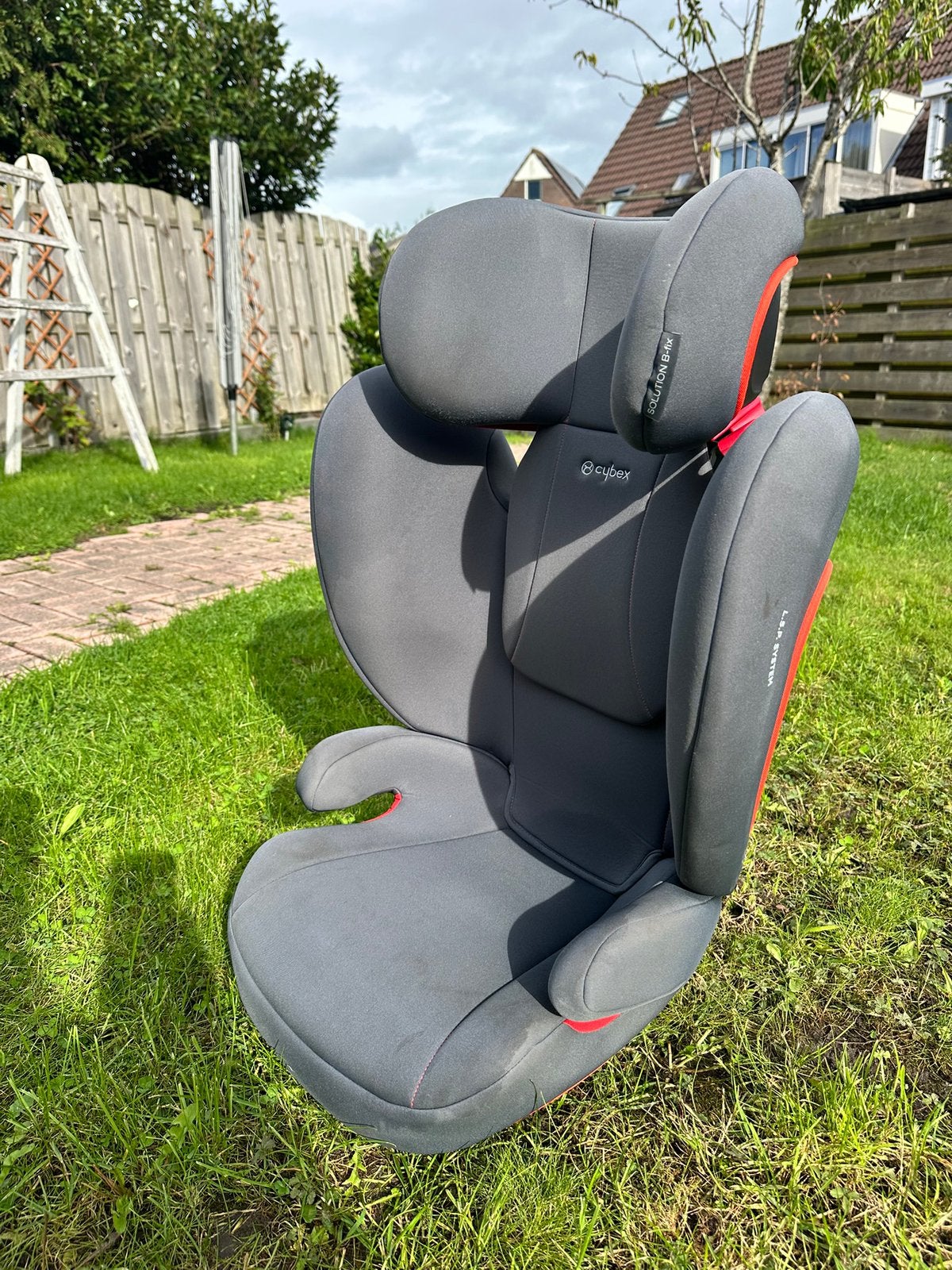 Cybex Solution B-Fix – Steel Grey/Dark Grey – 15-36kg, 15 t/m 36 kg, Zo goed als nieuw, Isofix, Ophalen
