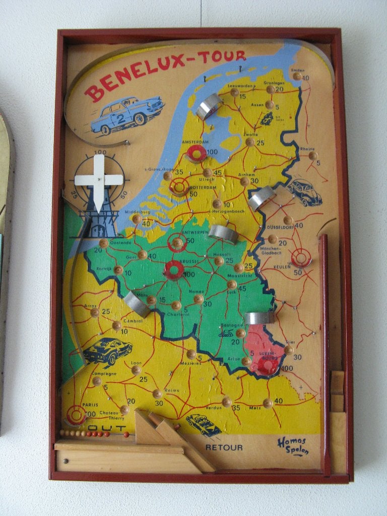 Knikkerspel Homas Benelux, Ophalen