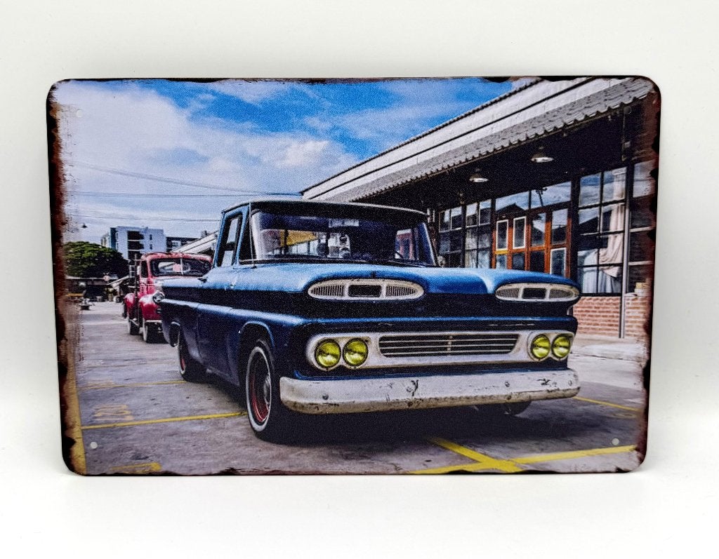 Chevrolet pickup bord | 20x30cm, Ophalen of Verzenden, Nieuw, Reclamebord