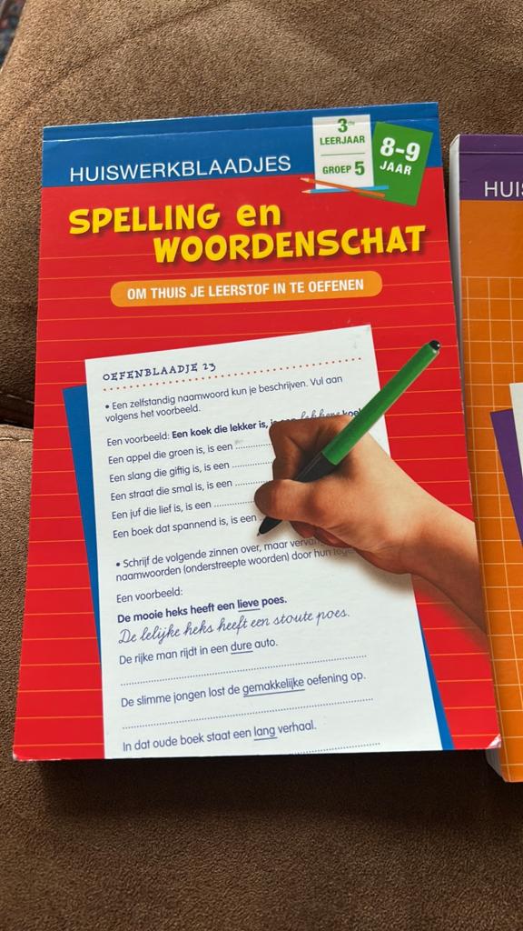 Groep 5 oefenen blaadjes, Ophalen, Zo goed als nieuw, Overige niveaus, Nederlands
