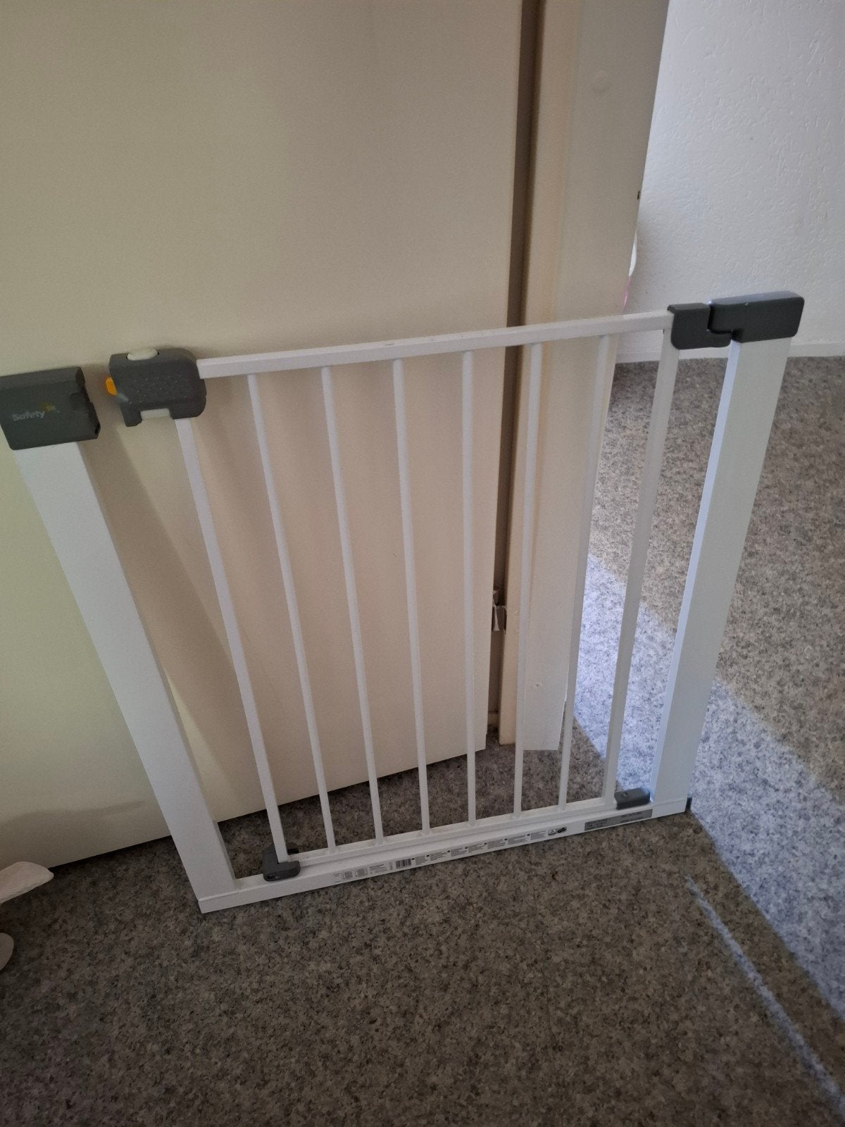 Traphekje Safety 1st, klemhekje, wit, max 85 cm, Kinderen en Baby's, Ophalen, Gebruikt, Klemhekje, Metaal of IJzer