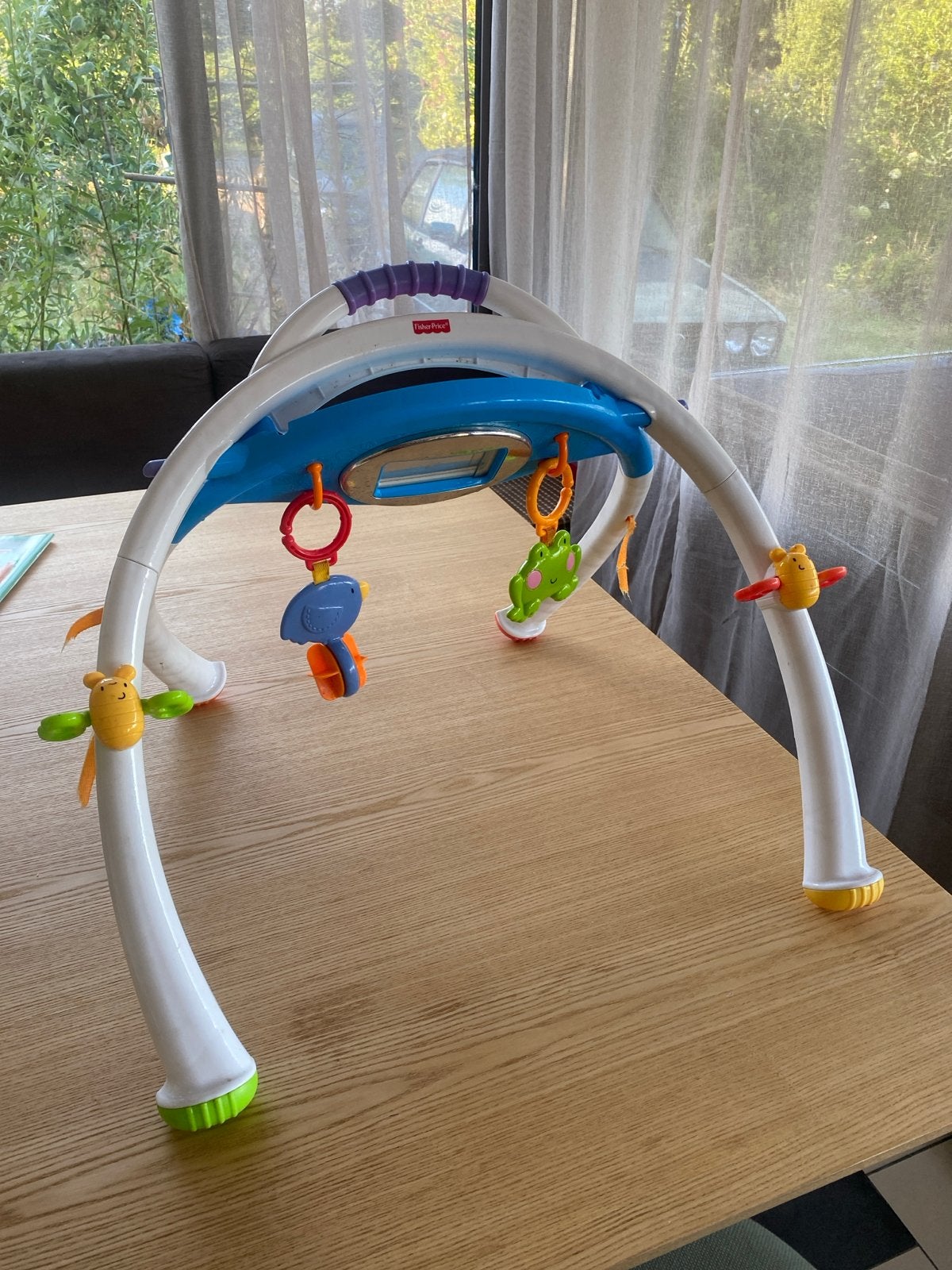 Fisher-Price Baby Babygym met Rammelaars en Spiegeltje, Ophalen of Verzenden, Gebruikt, Speelset