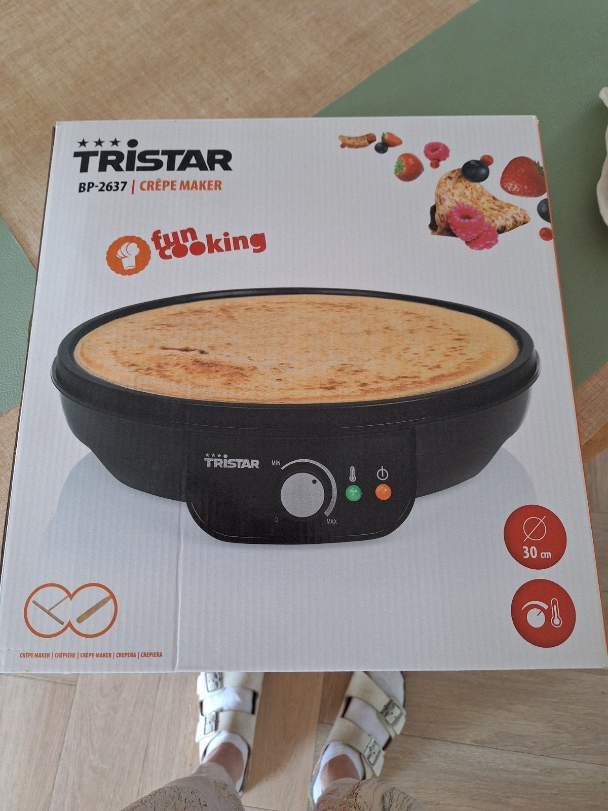Tristar Crêpe Maker BP-2637 - 1x gebruikt, in doos, Ophalen of Verzenden, Nieuw