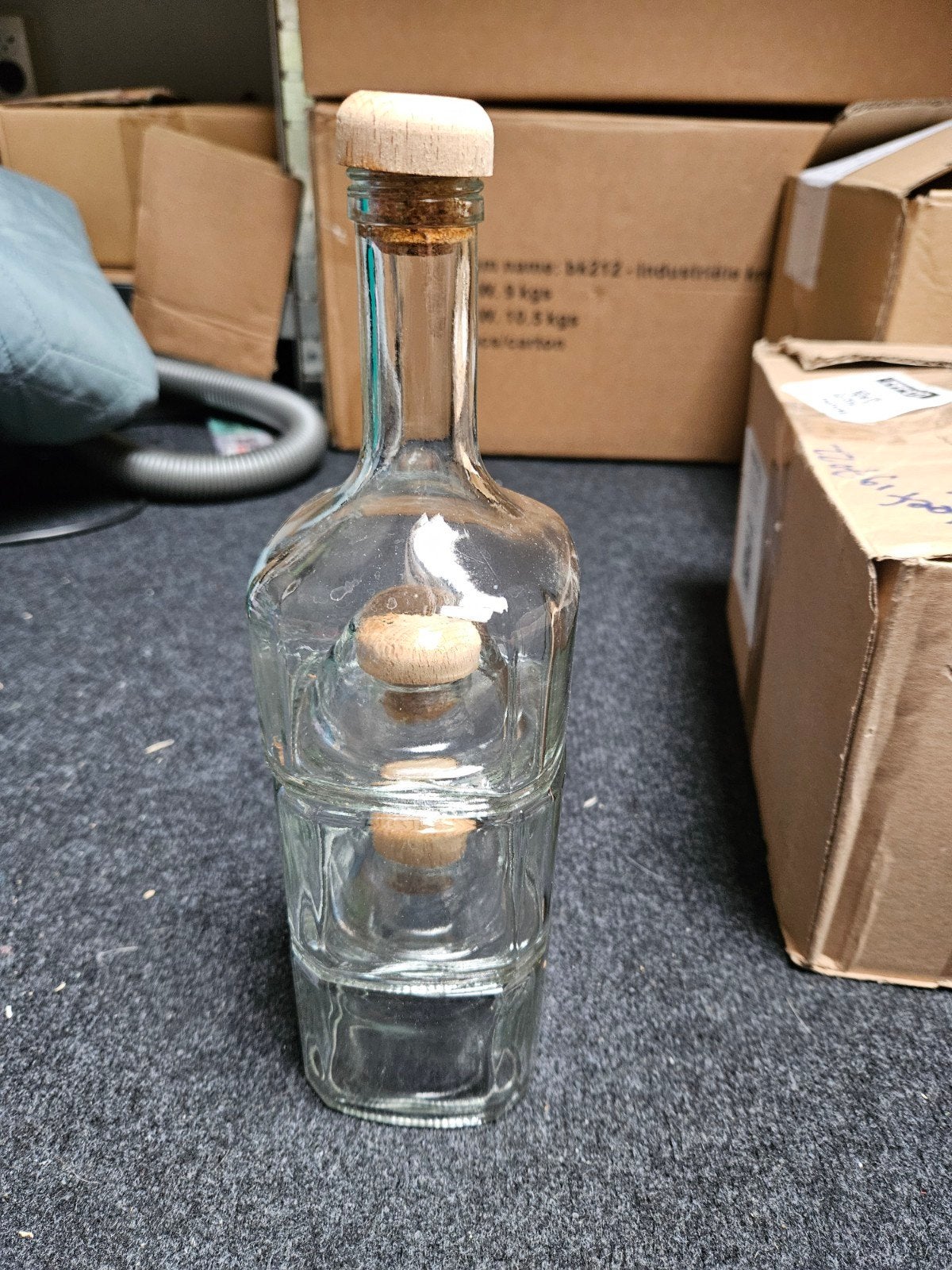 3- delige fles . decoratief, Antiek en Kunst, Ophalen of Verzenden