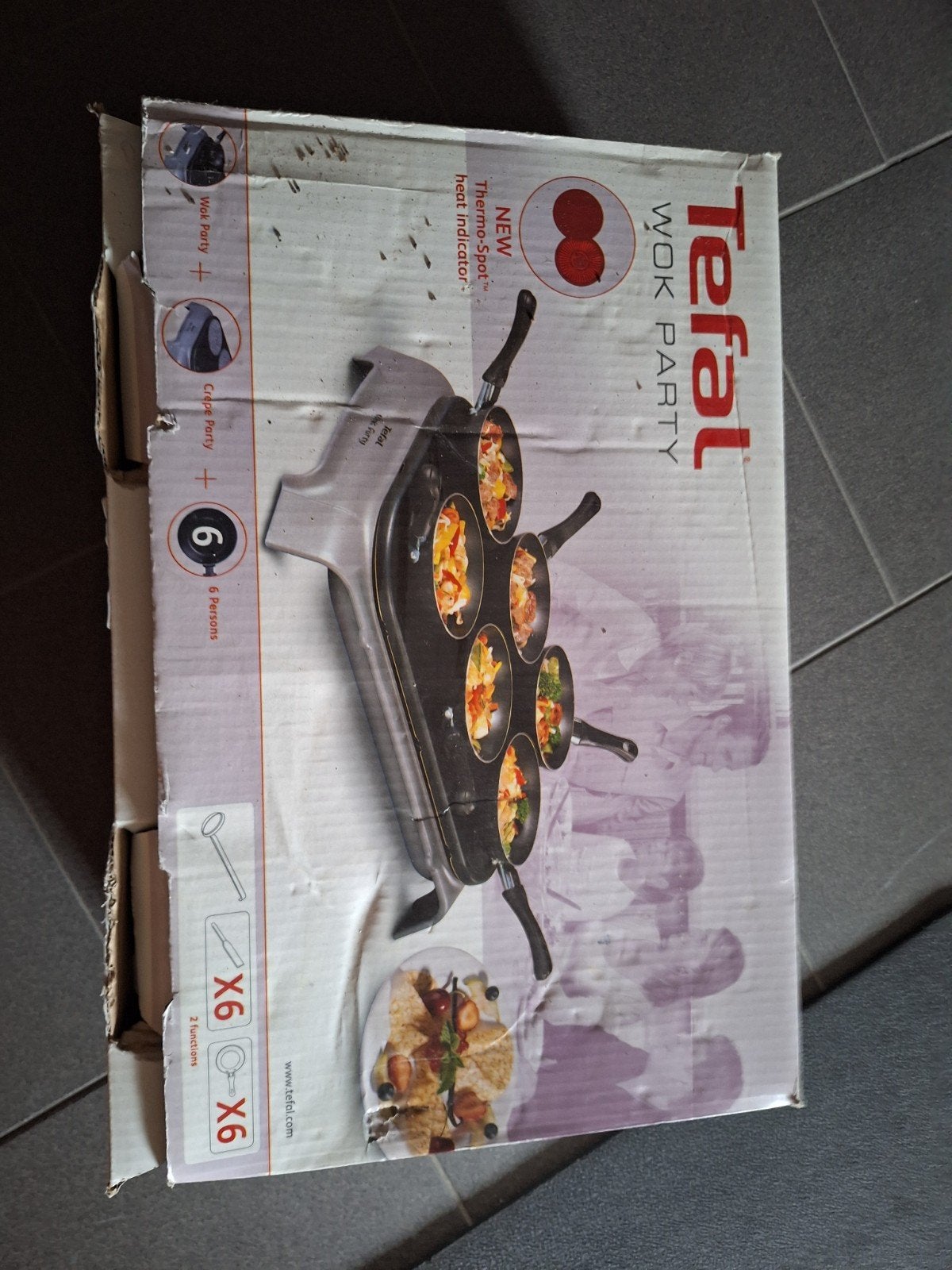 tefal wok party nieuw, Witgoed en Apparatuur, Gourmetstellen, Ophalen, Nieuw, 4 t/m 7 personen