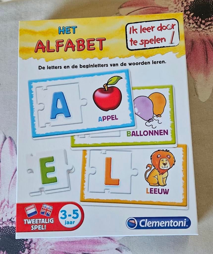 Het Alfabet   Clementoni, Ophalen of Verzenden, Zo goed als nieuw