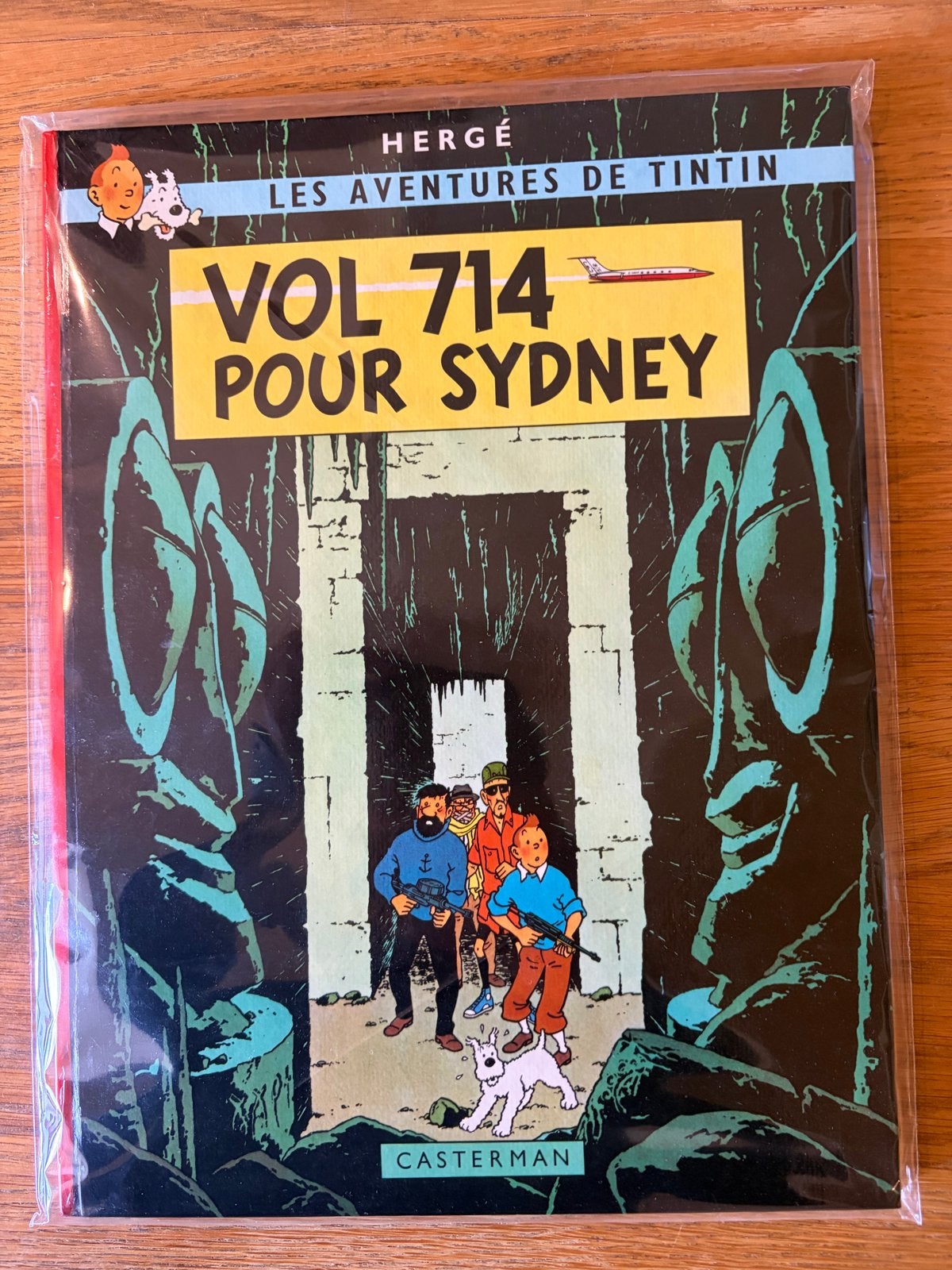Kuifje - Vlucht 714 naar Sydney (Hergé), 1ste druk, Boeken, Eén stripboek, Ophalen of Verzenden, Gelezen