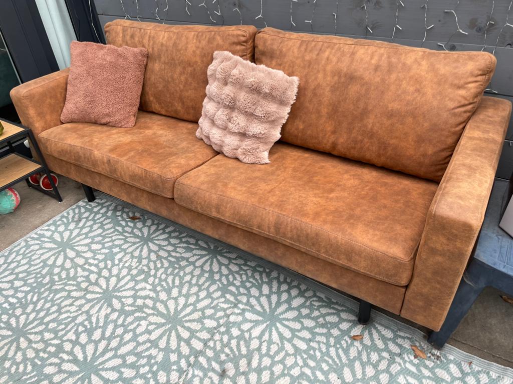 Bankstel 2,5 zits bieden vanaf €250, Ophalen, Zo goed als nieuw, 75 tot 100 cm, 200 tot 250 cm