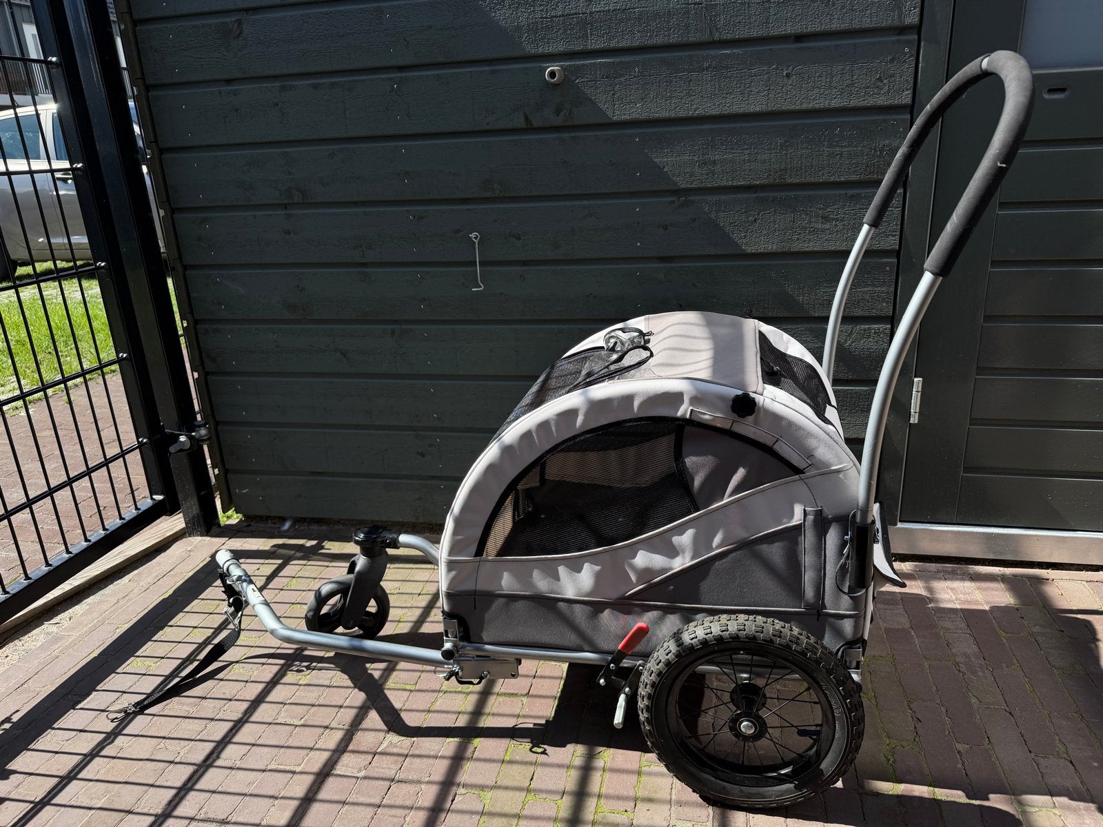 Hondenfietskar / Hondenbuggy, Ophalen, Opvouwbaar, 20 tot 40 kg, Zo goed als nieuw