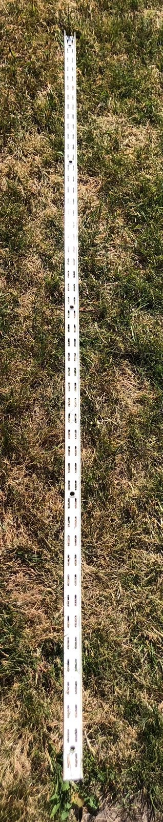 1x Duraline dubbele rail 2m - wandplank systeem, Ophalen of Verzenden, Zo goed als nieuw