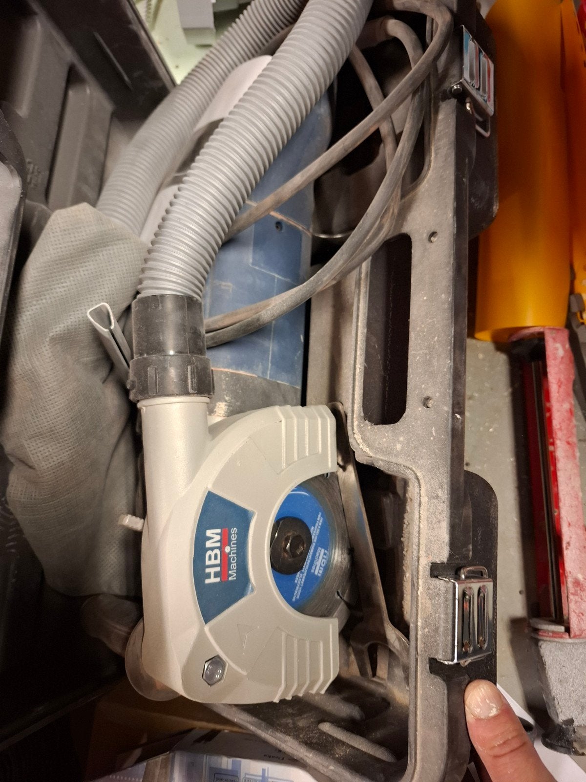 HBM Machines Elektrische Muurfrees 2600W, Ophalen, Gebruikt, 1000 watt of meer, Overige typen