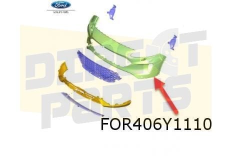 Ford Kuga (3/20-) voorbumper (bij Park Assist) (te spuiten), -, -, Nieuw, Ford