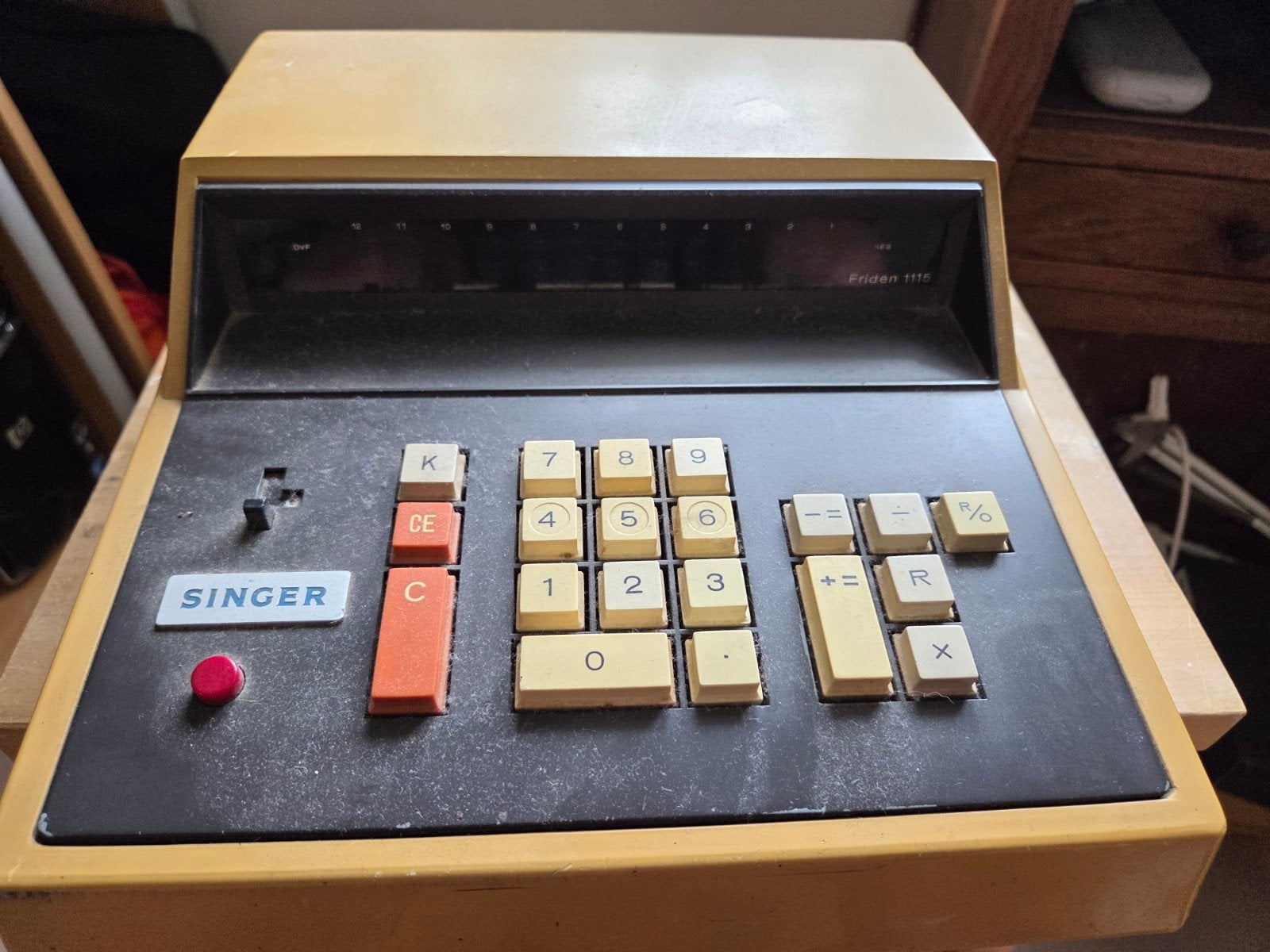 Oud Singer rekenmachine antiek, Diversen, Rekenmachines, Ophalen