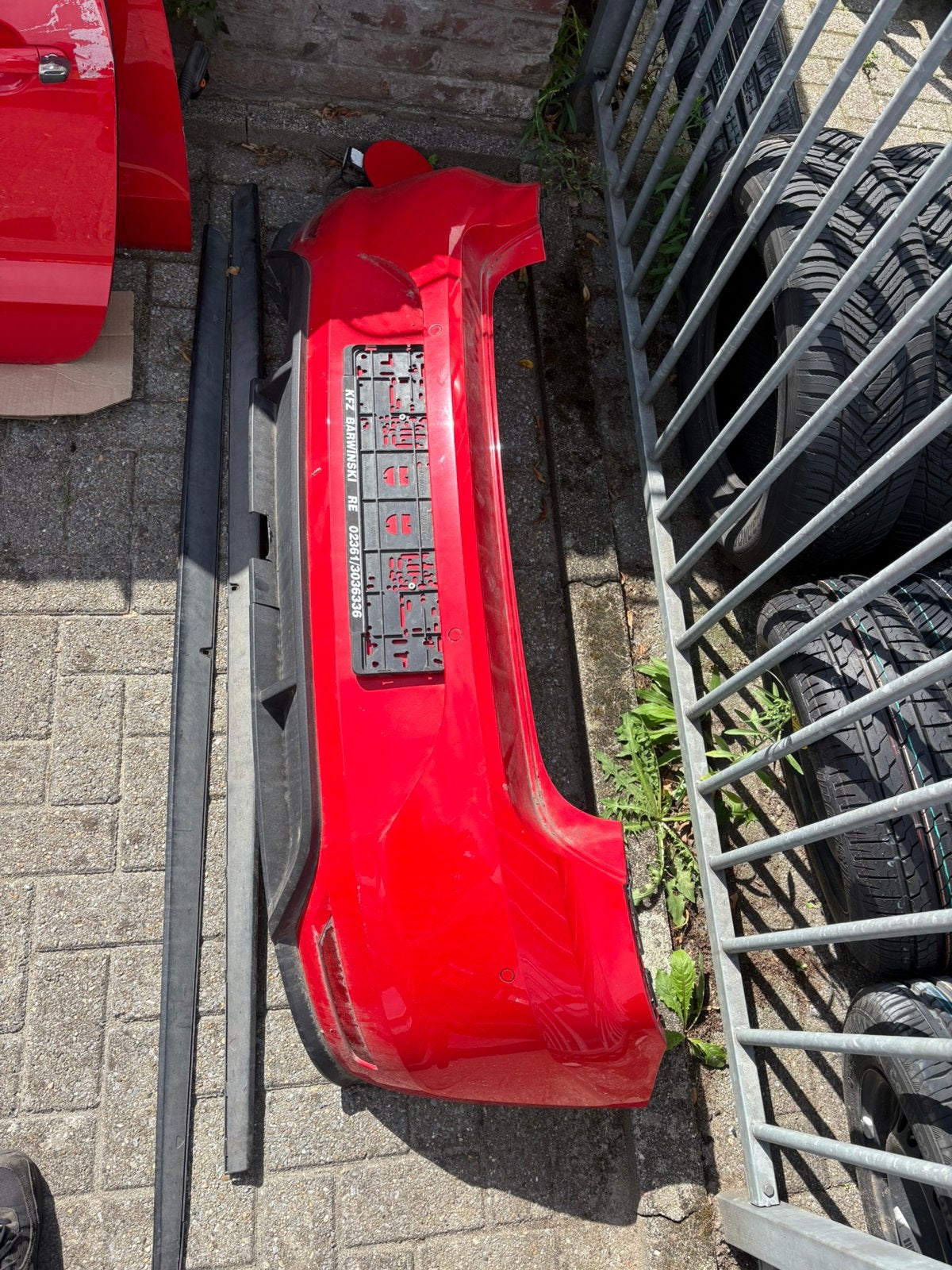 Vw polo 6r gti achterbumper zijskirt twee deuren, Auto-onderdelen, Ophalen, Gebruikt, Volkswagen, Links