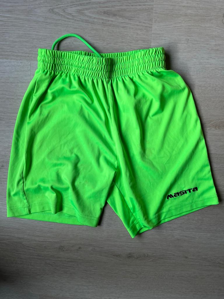 Masita Sportbroek - Neon Groen - Maat 152, Kinderen en Baby's, Kinderkleding | Maat 152, Gebruikt, Jongen of Meisje, Sport- of Zwemkleding