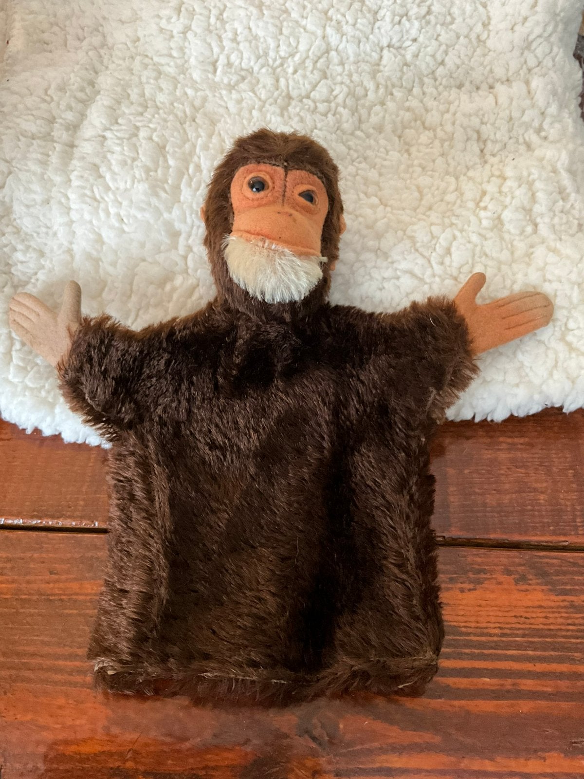 Oude antieke zeldzame handpop van steiff onbespeeld, Ophalen of Verzenden