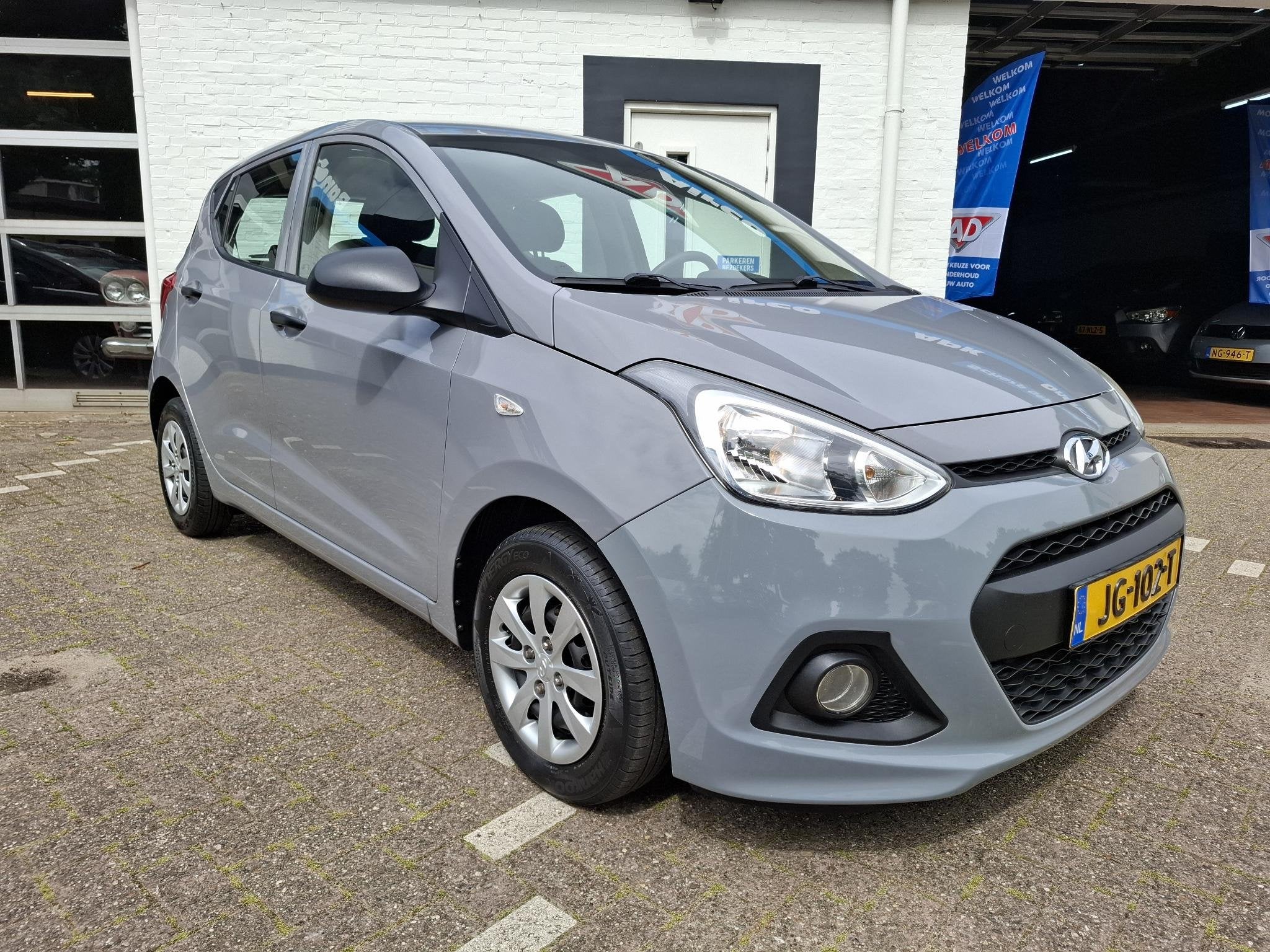 Hyundai i10 1.0i i-Motion /Nieuwe apk bij aflevering/Airco, Auto's, Hyundai, Voorwielaandrijving, Euro 5, Stof, Gebruikt